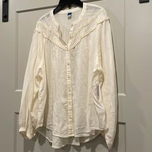 Old Navy Womens peasant top